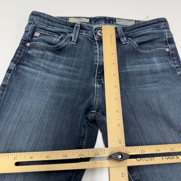 Adriano Goldschmied Jeans Womens 26 Blue Prima Mid Rise Cigarette Skinny Contour - Picture 7 of 8